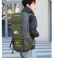 Beg Belakang 50L Hiking Backpack Waterproof Travel Camping Backpack , Travel Backpack Hiking