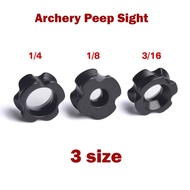 Topoint Peep Sight [Color:BLACK] Archery scope