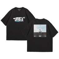 FTP - MURIA MARDIKA T-SHIRT - NOO KRAZY BRAZY BLACK ALBUM 20S COTTON MATERIAL/ FTPXSUPPLY T-SHIRT/