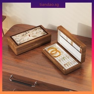 Jewellery Box Solid Wood Exquisite Vintage Accessories Jewellery Organiser Ornament Portable High-En