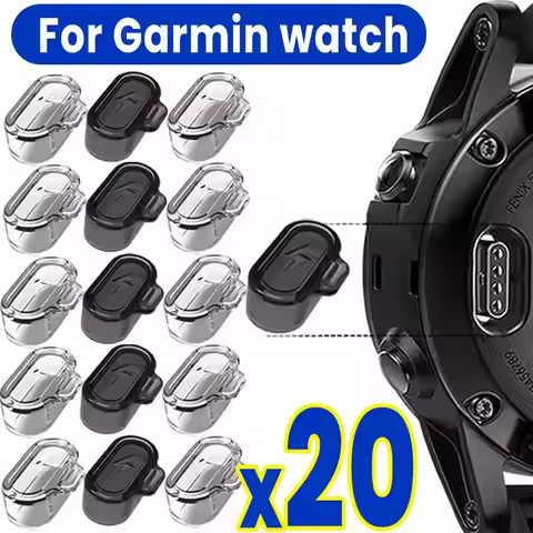 Transparent Dust Cover for Garmin Forerunner 955 945 255 Fenix 8 8X 7 Pro 7S 7X 6 6S 6X Soft TPU Dus