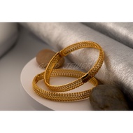 Beautiful 18K 375 Lawa Gold Bracelet Model F