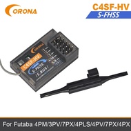 CORONA C4SF-HV S-FHSS/FHSS 2.4GHz Penerima Serasi SBUS Untuk Futaba 4PM 3PV 7PX T14SG T8J T10J 4PX P