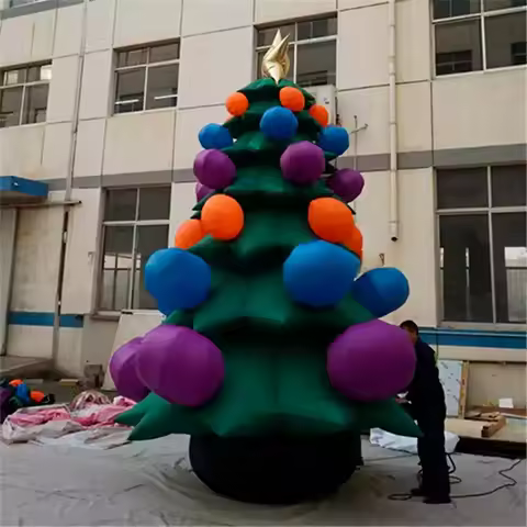 Amazing! Spread Christmas Cheer with This New - look Inflatable Christmas Tree. Snatch It Up!