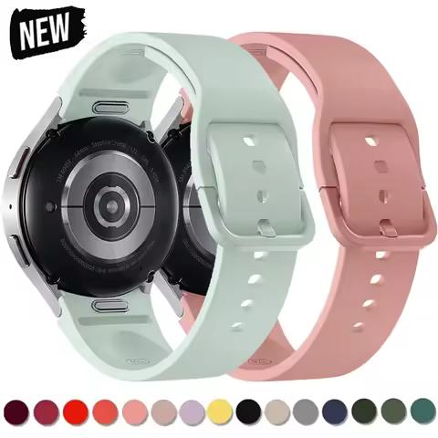 Strap For Samsung Galaxy Watch 7 6 5 4 44mm 40mm 6 classic 47mm 43mm Silicone Bracelet Galaxy Watch 