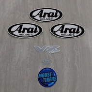 Sticker Accessories Helmet Package Arai VZram Silver