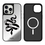Original CASETiFY BLVCK Mirror Case with Magsafe for iPhone 16 Pro Max / iPhone 15 Pro Max / iPhone 