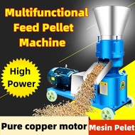 Pelletizer Mesin Pellet Dedak Makanan Ayam Lembu Kambing Ternakan Pelet Haiwan  Farm Feed pellet mac