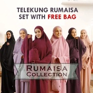 TELEKUNG SOLAT RUMAISA IRONLESS - BEST FOR UMRAH DAN TRAVEL WITH FREE BAG