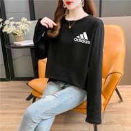 [AMYGO]Blouse Women Jenis Lengan Panjang Baju T shirt Perempuan Murah Women's Plus Size Long Sleeve Clothes