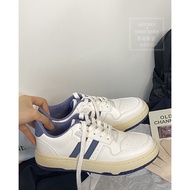 MISTERY  รองเท้าผ้าใบหนัง PU รุ่น SCAL สีขาว（ MIS-556）