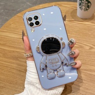 Phone Case Huawei Nova 8i Nova 7SE P40 Lite 5G Nova 6SE Nova 7i Nova 5T Nova 3i Candy Color Astronaut Stand Deluxe Camera Case