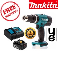 MAKITA DHP453 18V CORDLESS HAMMER DRILL/ PROMOTION CORDLESS DRILL WITHOUT CASING SET (13MM)(1 YEAR WARRANTY)