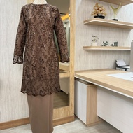 BAJU KURUNG FAUZIA PUTRI EXCLUSIVE LACE LABUCI KAIN LIPAT XS-5XL PLUS SIZE