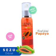LENFI Facial Wash Papaya Daily Care Sabun Wajah untuk semua jenis kulit