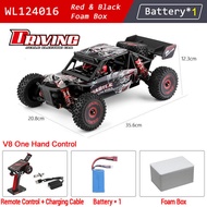 Wltoys 124016 V8 V2 1:12 4WD RC Racing Car High-Speed Brushless Motor Off-Road One Hand Remote Contr