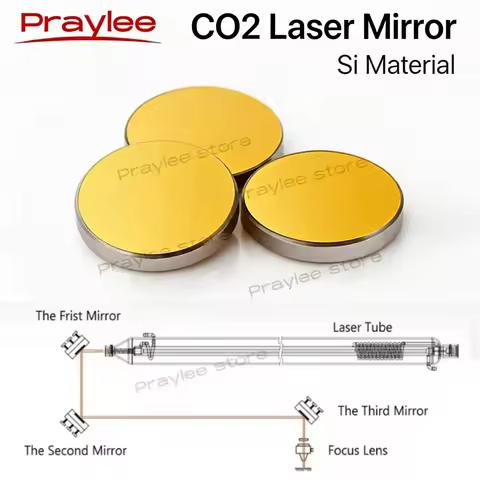 Laser Reflective Mirror CO2 Lens Si Reflective Lens for Cut Machine Gold-Plated Silicon D19.05/20/25