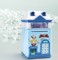 เด็กกระปุกออมสิน Atm ตู้เซฟอิเล็กทรอนิกส์ลายนิ้วมือ ATM รหัสผ่าน/เงินตู้เซฟประหยัดของเล่นสำหรับสาวๆ/