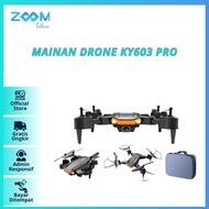 Mainan Drone KY603 Pro Drone 4K Dual Camera Mini Drone Kamera