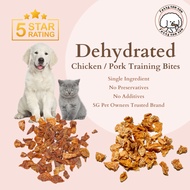 Pork / Chicken Cubes Dehydrated, dog treats, cat treats, dental treats, pet treats, dog training bites