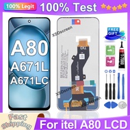 For Itel A80 A90 LCD Display A671L A671LC A6610L Touch Screen Digitizer Assembly Replacement