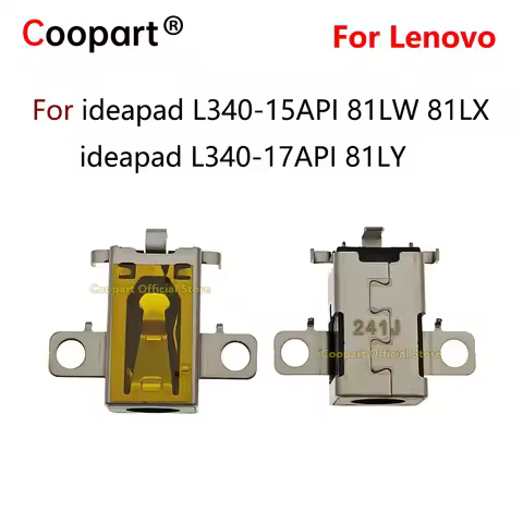 Coopart For Lenovo ideapad L340-15API Type 81LW 81LX ideapad L340-17API 81LY Laptop AC DC Power Jack