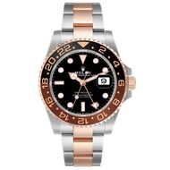 Rolex Rolex GMT Master II Root Beer (Reference 126711). A rose gold and stainless steel automatic wristwatch with date. 2019