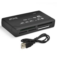 (Stock Ready)MBOX USB 2.0 High Speed All in 1 Card Reader 6 Slot Support MS/SD/XD/T-F/M2/CF/Micro SD