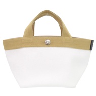 Herve Chapelier Luxe 船型手提包 S 701GP 棉/塗層帆布 白色手提包 0572 [二手] Herve Chapelier