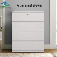 [XXL Size] 4 Drawer Chest |Alls Well | Beige Ikea Wooden Drawer Cabinet 4 Layers White .