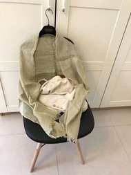 京都無名工作坊天然染料手工製作圍巾 茉香色調 春夏系列