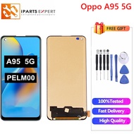 IPARTSEXPERT 6.4" Original LCD For Oppo A95 4G 5G PELM00 LCD Display With Touch Screen Digitizer Assembly for OPPO A95 5G LCD CHP2365 CPH2365