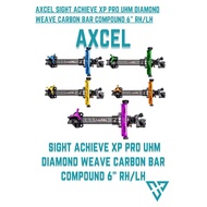 AXCEL SIGHT ACHIEVE XP PRO UHM DIAMOND WEAVE CARBON BAR COMPOUND 6" RH/LH