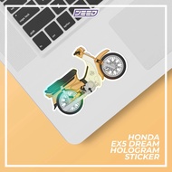 HONDA EX5 DREAM Sticker Hologram Custom Color Waterproof Art Sticker PVC