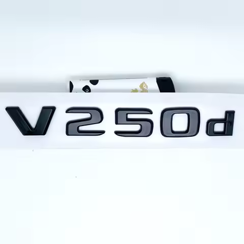 3D Letters V260L V220d V250d V300d Emblem for Mercedes Benz V W447 Car Fender Badge Trunk Nameplate 