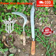 Isi 2 Pcs Paket Alat Berladang Paling Hemat Sabit Dan Golok Jaminan Isi Lengkap - Arit Madura Kecil
