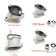 Pipe PZ27 Carb Carburetor aluminum Mainfold Adapter Inlet Intake For CG150 CG125 engine motorcycle d