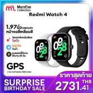 รับประกัน 1 ปี -Xiaomi Smart Watch 4  สมาร์ทวอทช์ จอ AMOLED ขนาด สมาร์ทวอทช์ รับสายโทรศัพท์ Xiaomi Redmi watch 4 GPS เซ็นเซอร์วัดอัตราการเต้นของหัวใจ