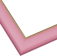 Wooden Puzzle Frame, Gold, Molle, Pink, 15.0 x 20.9 inches (38 x 53 cm)