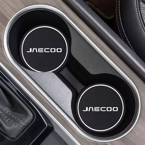 2Pcs Car Coaster Water Cup Bottle Holder Anti-slip Pad Mat Silica Gel For Chery Jaecoo J7 J8 2023 20