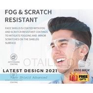 [Latest Design 2021] Anti fog Anti spray Anti Virus face shield visor