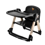 APRAMO - Flippa 兒童便攜餐椅連專用坐墊及收納提袋 (黑金)