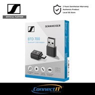 Sennheiser BTD 700 Plug‑&‑Play Bluetooth 5.4 USB‑C Dongle – aptX Adaptive/Lossless (2 Years Warranty