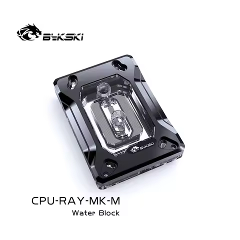 Bykski for AMD RYZEN3000 RyzenAM3/AM3+/AM4 1950X TR4 X399 X570 CPU Water Block Fan Cooling Copper Ra