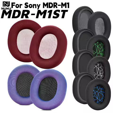 Replacement Football net Ear Pads For Sony MDR-M1 MDR-M1ST Headphone Soft Memory Foam Pads/Earpads r