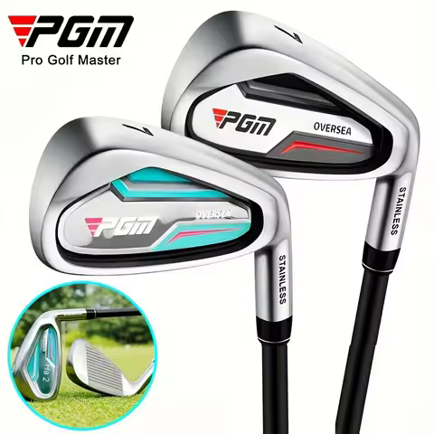 1pc PGM Golf Club, Men's/ Women's Right Hand No. 7 Iron, Stainless Steel Head, Steel/Graphite Shaft 