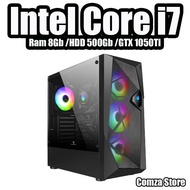 Comza Store คอมพิวเตอร์ Core-i7 /GTX 1050Ti /Ram 8Gb /Hdd 500Gb พร้อมใช้งาน พร้อมจัดส่งด่วน Case COO
