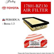 17801-BZ130 TOYOTA AIR FILTER PERODUA BEZZA 1.3/ ENGINE FILTER PERODUA AIR FILTER BEZZA