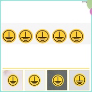 Planet Earth Fire Extinguisher Grounding Sticker Breaker Panel Labels Symbol Equipment Safety Signs 