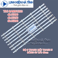 LED TIVI SAMSUNG 49J5200 49J5250 50J5200 MỚI 100%  BỘ 8 KHÚC NỐI THÀNH 4 THANH MỖI Thanh 5 BÓNG 3V D